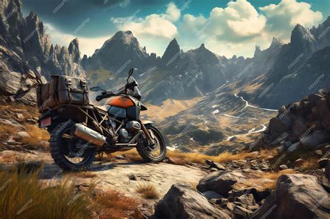 Premium Photo | Embark on a thrilling summer adventure ride through a