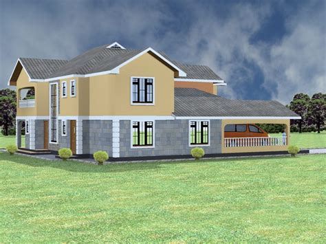 Maisonette House Plans 4 Bedroom In Kenya Hpd Consult