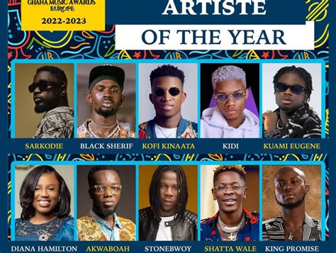 Ghana Music Awards Europe Unveils Nominees 3news