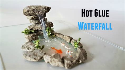 ♦ Hot Glue Waterfall Tutorial Update ♦ Diy Garden Decor Miniature Fairy Gardens
