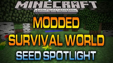 Minecraft Xbox 360 Modded Survival World W Download Seed Spotlight