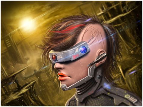 Futuristic Cyberpunk Science Fiction Wallpaper Games