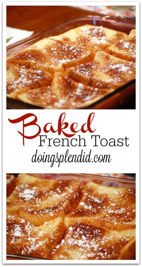 Baked French Toast Baked French Toast Oven And Recipes