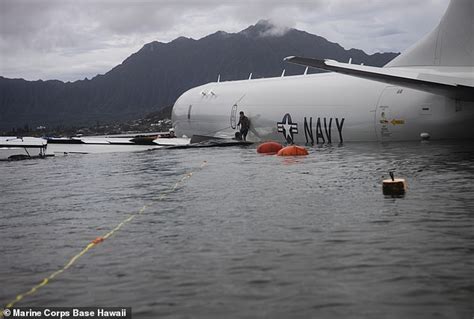 Underwater Footage Shows Destruction Us Navy P 8a Plane Caused To