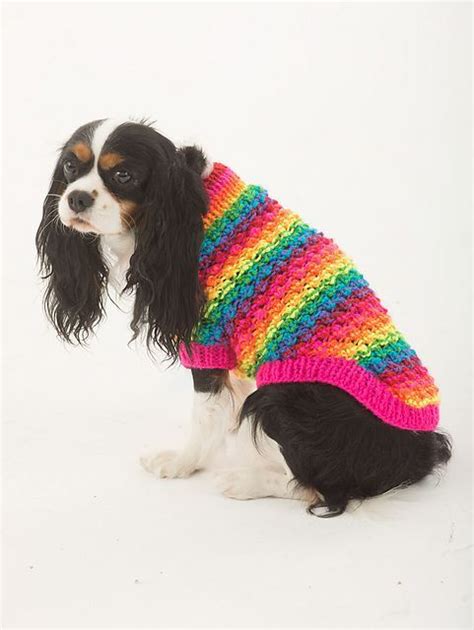 Ravelry Proud Supporter Dog Sweater Pattern By Lion Brand Yarn