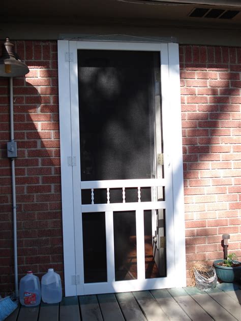 Here's another screen door used as a pantry door in a cute kitchen. Bringin' Down The House: New Screen Door