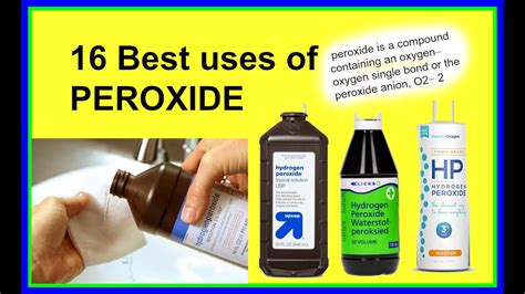 Life Hacks 16 Best Uses Hydrogen Peroxide Health Cures Home