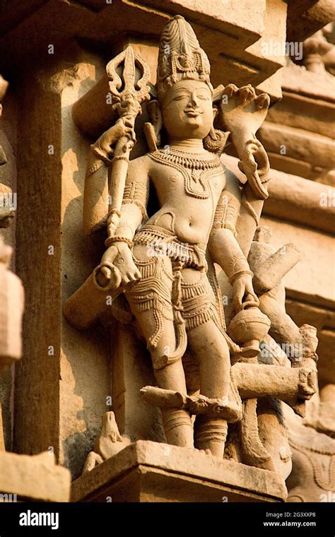 Stone Statue In Jain Temple Khajuraho Stock Photo Alamy
