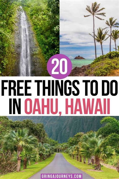 Free Things To Do In Oahu Hawaii Honolulu North Shore More Artofit