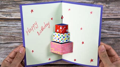 Magenta madness or bumblebee card base: How to make Happy Birthday Card | Happy Birtday Greeting ...