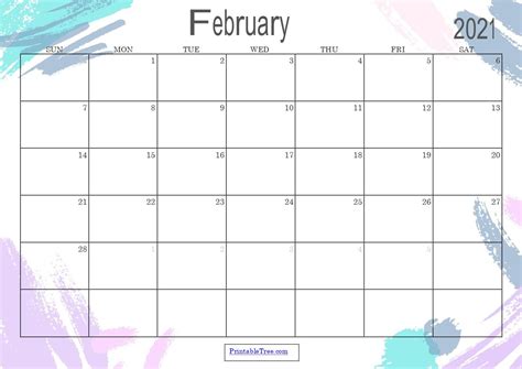 Free printable february 2021 calendar templates with american holidays in pdf, jpg formats. Free Download February 2021 Printable Calendar PDF Templates
