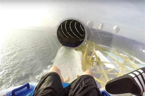 Would You Ride This Terrifying Waterslide On A Norwegian
