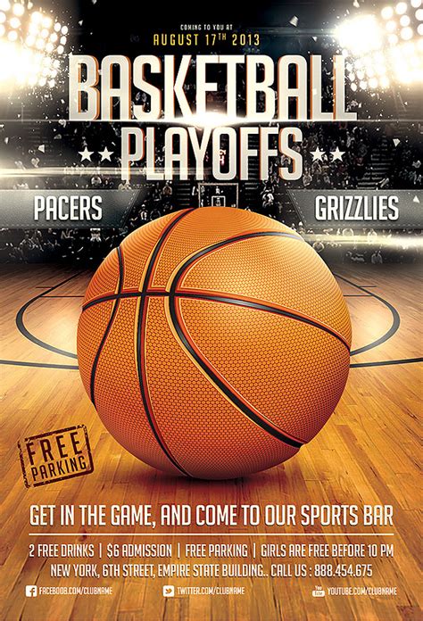 Collection Of Sports Flyer Templates On Behance