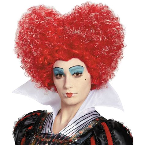 Red Queen Wig Adult Halloween Costume Accessory