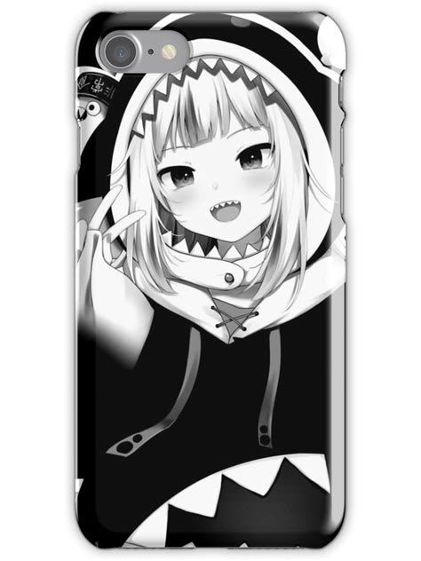 Gawr Gura Mangahololive En Vtuber Iphone Case By Blueszero In 2022