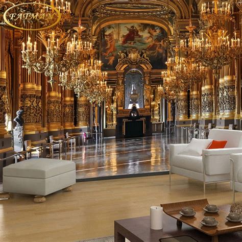 Custom 3d Photo Wallpaper European Luxury Palace Wallpaper