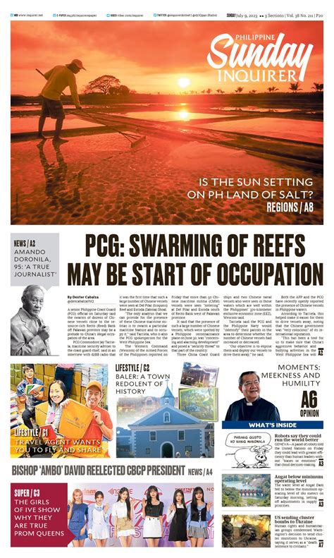 Inquirer On Twitter Todays Inquirer Front Page July 9 2023 More