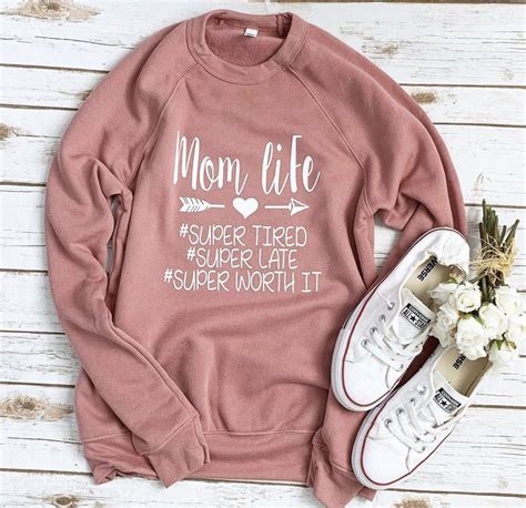 Mom Life Sweatshirts Sweatshirts Cozy Sweaters Hoodie Etsy