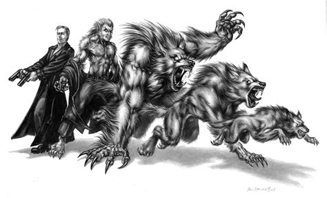 Werewolf Ron Spencer In 2019 Werewolf Art Werewolf World Of Darkness