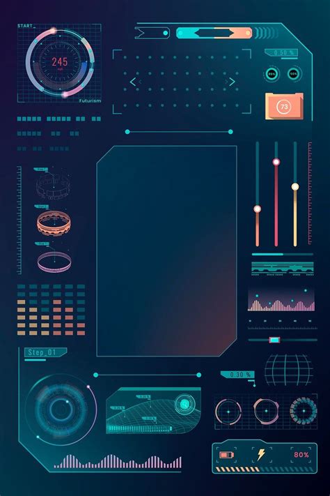Download Premium Vector Of Velocity Technology Interface Template