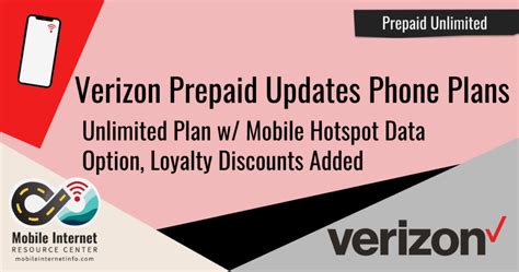 You may purchase any u mobile's unlimited mobile internet (umi) or mobile booster (mb) plans to enjoy more internet data. Verizon Prepaid Offers Loyalty Discounts, Unlimited ...