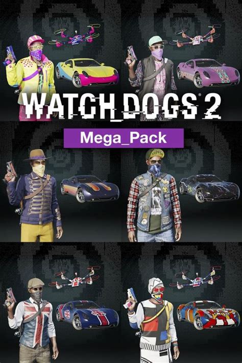 Watchdogs 2 Mega Pack 2017 Box Cover Art Mobygames