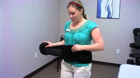 How To Put On An Lso Back Brace For Low Back Pain Youtube