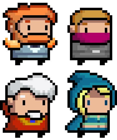 Pixel Dungeon Characters Done In Soul Knights Pixel Art Style R