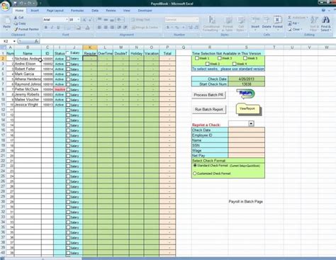 Employee Vacation Accrual Template Excel Tutoreorg Master Of Documents