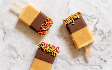 Caramel Chocolate Ice Lollies Recipe