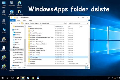 What Is Windowsapps Folder And How To Access And Delete It