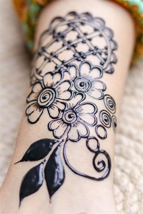 Henna Hands Mehendi Pattern Female Palms Design Decoration