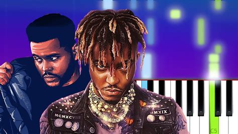 Juice Wrld And The Weeknd Smile Piano Tutorial Acordes Chordify