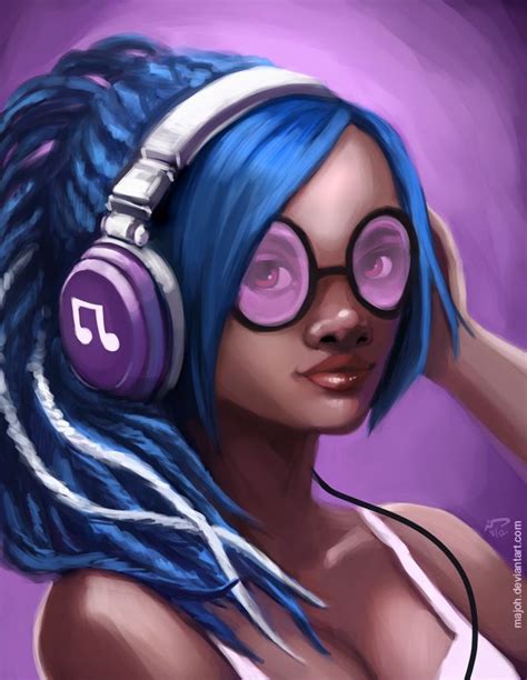Dj Pon3 By Majoh On Deviantart African American Anime