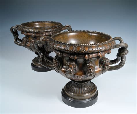 Antique Pair Of Patinated Bronze Albani Vases Richard Gardner Antiques