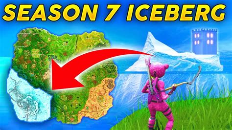 Season 7 New Map Location Ice Berg And Snow Storm Castle Fortnite