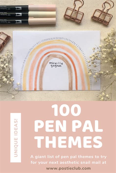 100 Pen Pal Theme Ideas For Your Next Aesthetic Snail Mail Letter Artofit