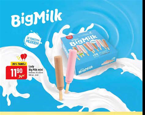 Lody Mini Algida Big Milk Cena Promocje Opinie Sklep Blix Pl Brak Ofert