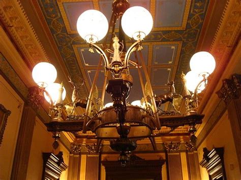 The 19 Chandeliers In The Capitol In Lansing Were Specifically Designed