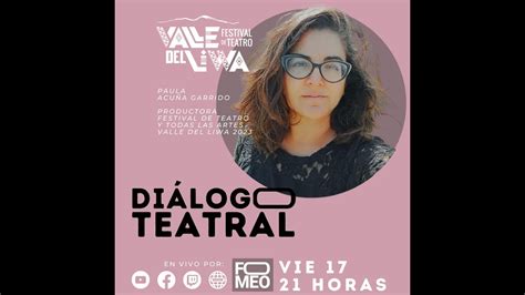 Diálogos teatrales Paula Acuña Garrido Productora Festival de