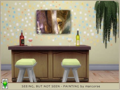 Seeing But Not Seen Paintingby Marcorse At Tsr Sims 4 Updates