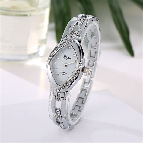 lvpai fashion casual quartz wristwatch women luxury rhinestone gold watches ladies bracelet