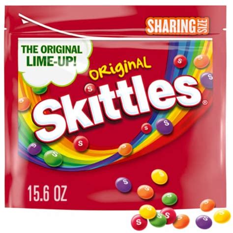 Skittles Original Chewy Sharing Size Candy Bag 156 Oz Bag Kroger