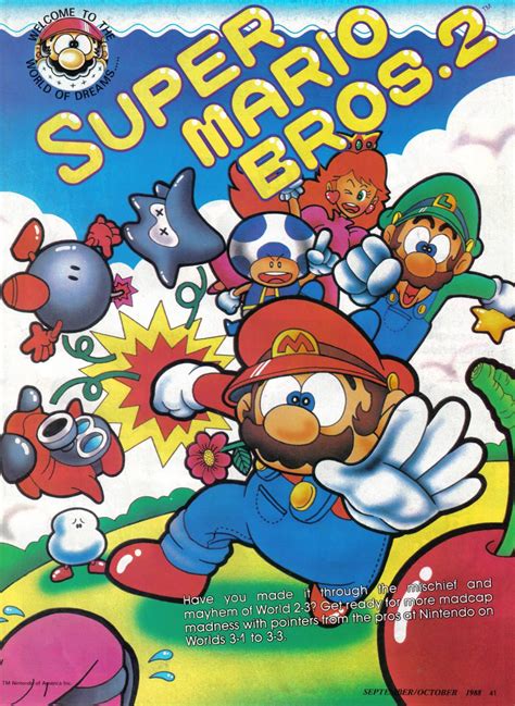 Super Mario Bros 2 In Nintendo Power Vol 2