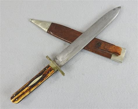 Joseph Rodgers And Sons Sheffield Spear Point Bowie Knife 1898andb