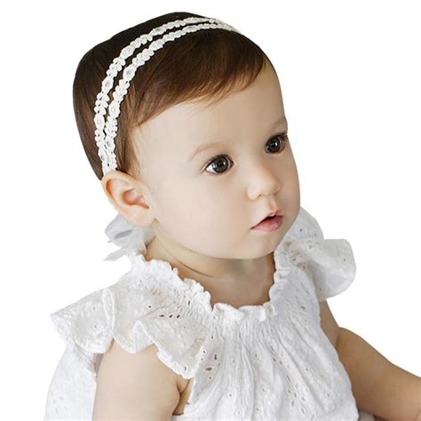 2016 Best Deal Baby Chiffon Flower Headband Girls Lace Headband Infant