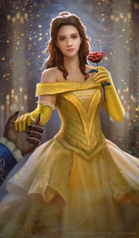 Belle Fan art_Beauty and the Beast 2017 by andyliongart on ...