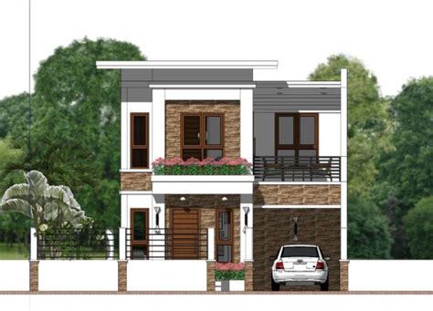 Reproductions of the illustrations or working drawings by any means is strictly prohibited. Narrow Lot Two Storey House Plan with 4 Bedrooms - Cool ...