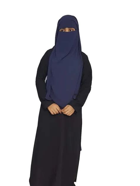 Three Layer Niqab With Integrated Hijab Buy Long Niqab Niqab Wholesale Burqa Neqab Product On