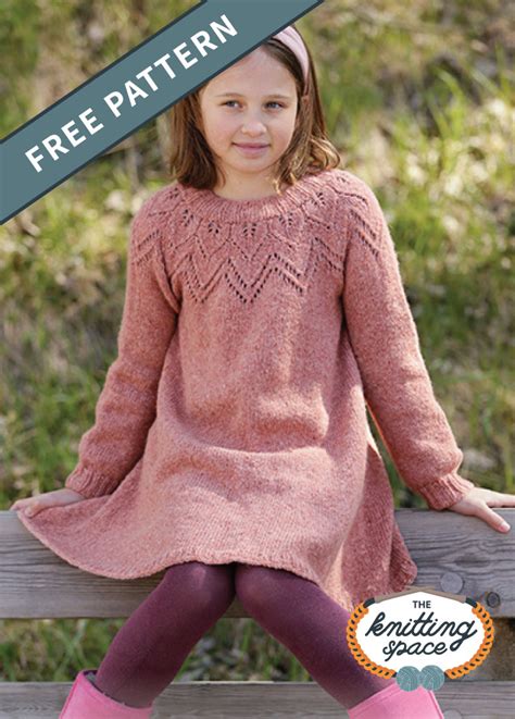Woodland Fairy Knitted Dress Free Knitting Pattern